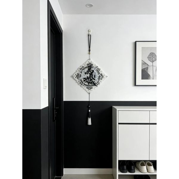 【海外代購】阿喵工坊 墨染馬到成功福字掛件 