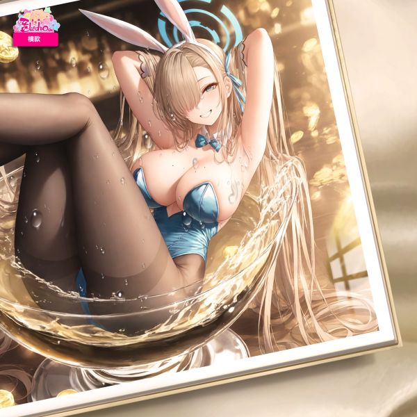 【海外代購】阿喵畫社 酒杯女郎 一之瀨明日奈 8k超大超清裝飾畫 滑鼠墊  床頭地墊 