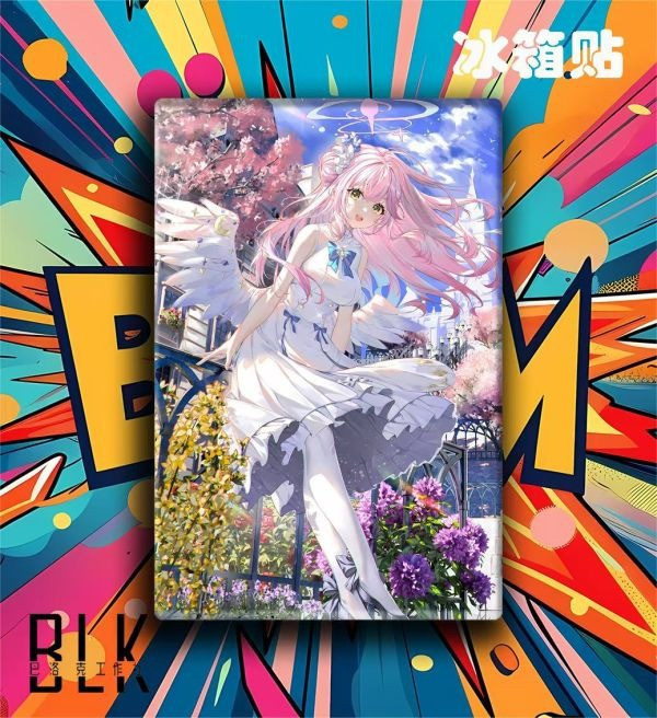 【海外代購】巴洛克 未花聖園彌香碧藍蔚藍檔案裝飾畫/冰箱貼 