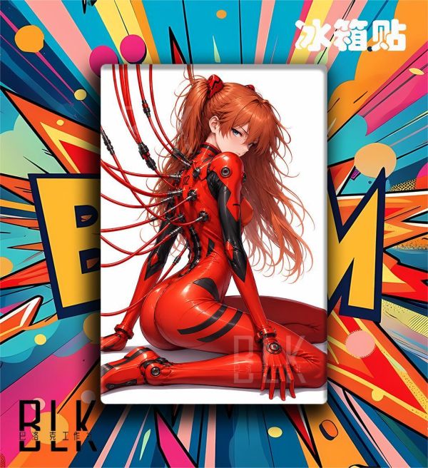 【海外代購】巴洛克 《攻殼香香》攻殼機動隊掛畫版畫動漫裝飾畫冰箱貼 