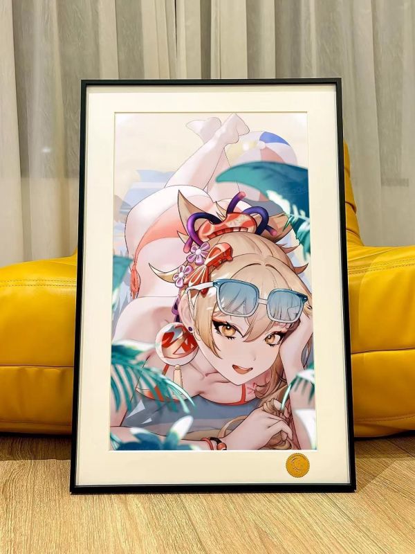 【海外代購】星空《沙灘花火》崩壞星穹鐵道Sparkle假面愚者裝飾畫 