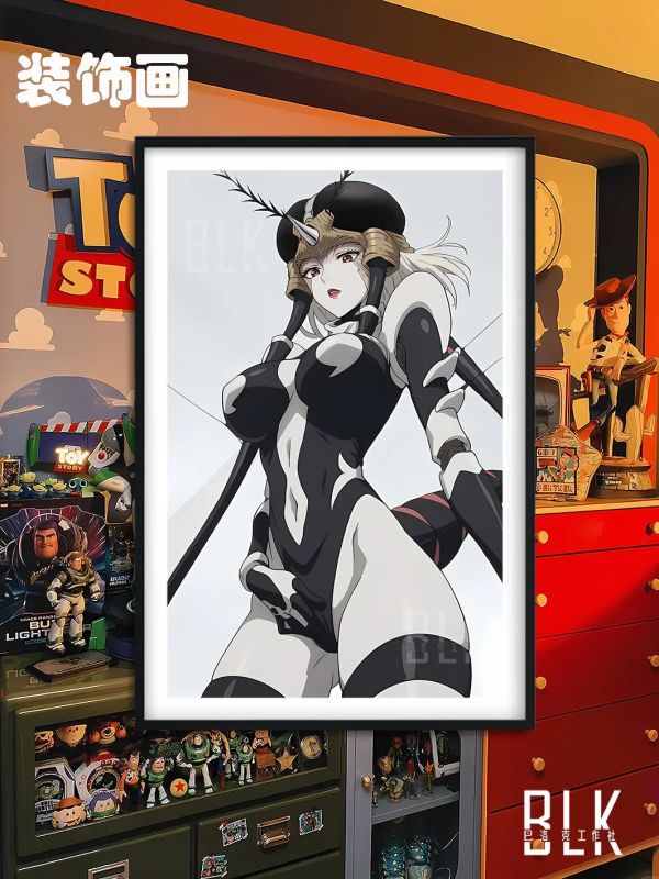 【海外代購】巴洛克 《蚊女》Mosquito Girl蚊娘一拳超人裝飾畫冰箱貼 