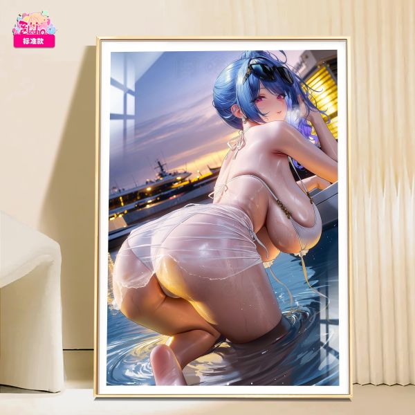 【海外代購】阿喵畫社 晚霞 聖路易斯 8k主題高清裝飾畫 午睡毛毯 冰箱貼 