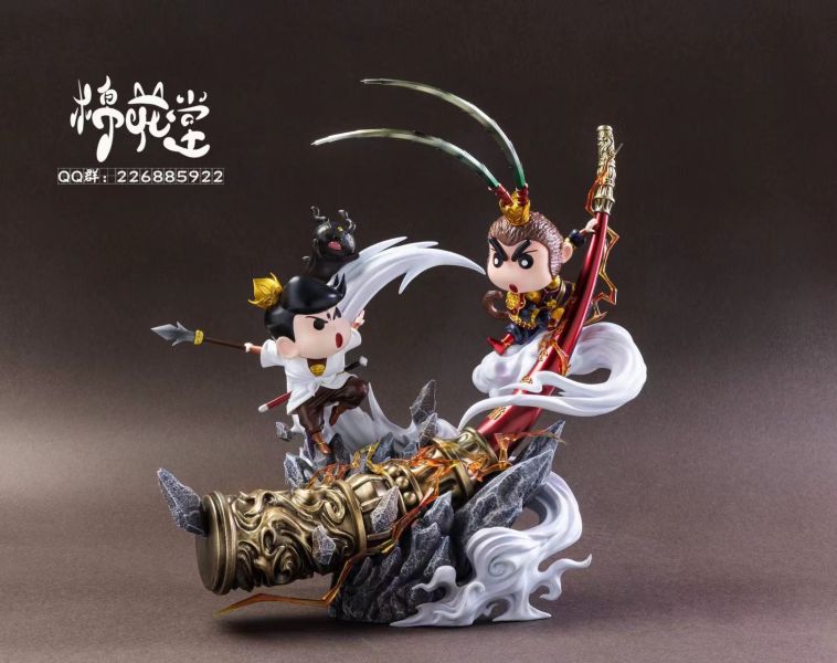 【預定】棉花堂 小新cos悟空VS二郎神 