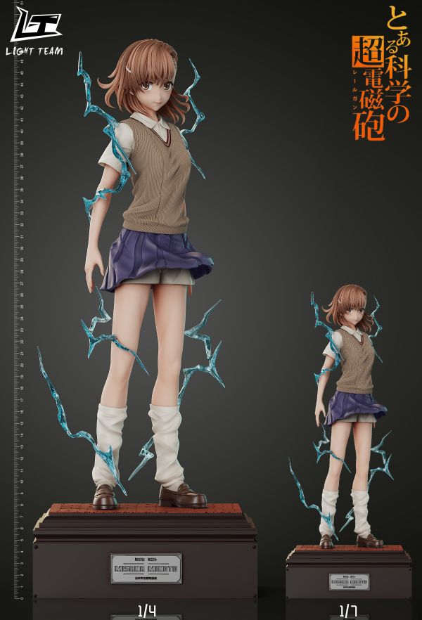 【預定】Light team 輕型小組 日系單人物典藏雕像系列第一彈 學園都市No.3 常盤台の超電磁砲 