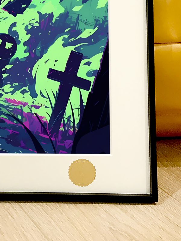 【海外代購】星空《幽靈耿鬼》寶可夢神奇寶貝精靈寶可夢皮卡丘Gengar動畫遊戲二次元裝飾畫 