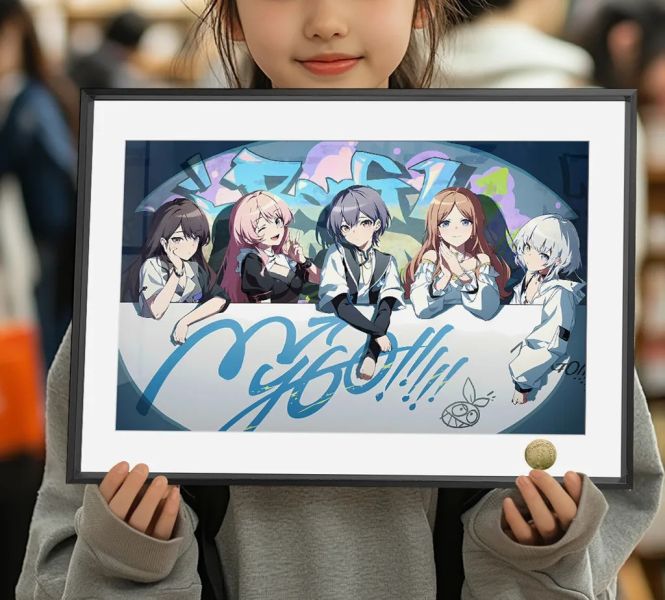 【海外代購】皇呱《MyGO!!!!!樂隊》旋律硬核樂隊裝飾畫 午睡毯 地毯 