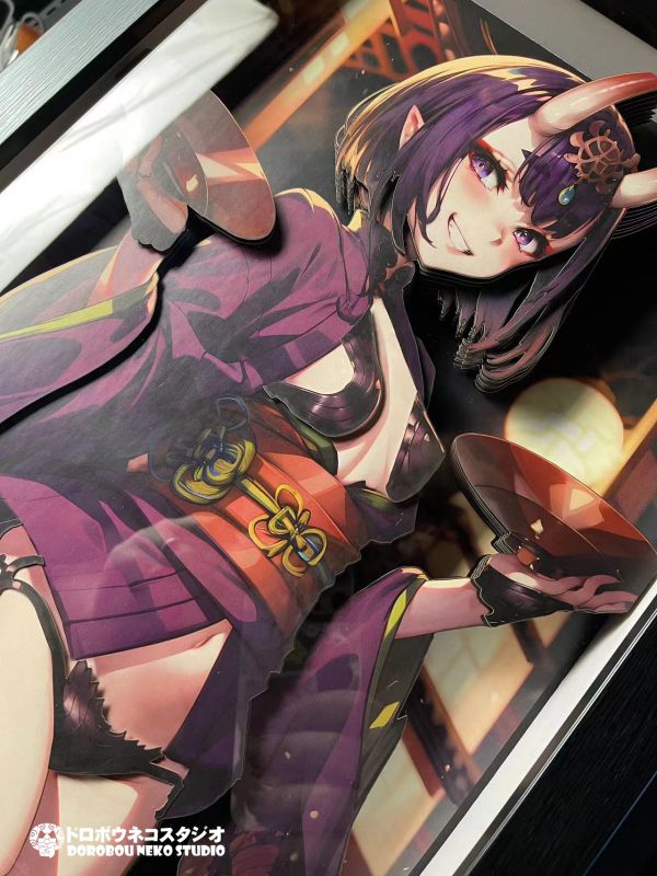 【海外代購】泥棒貓 DSMG-059 酒吞童 立體裝飾畫 