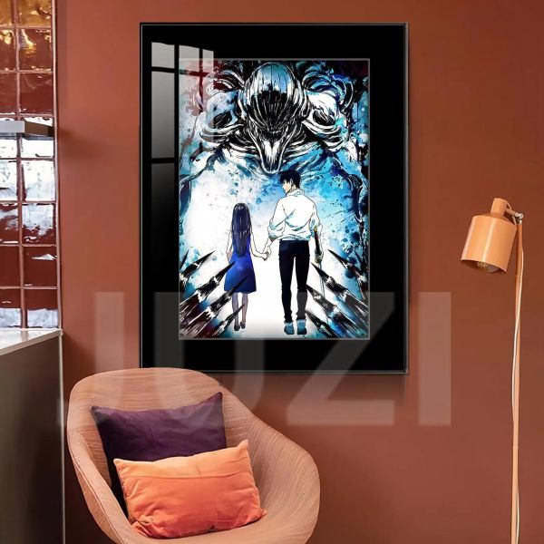 【海外代購】橘子 純愛之咒 乙骨與裏香裝飾畫 咒術迴戰 