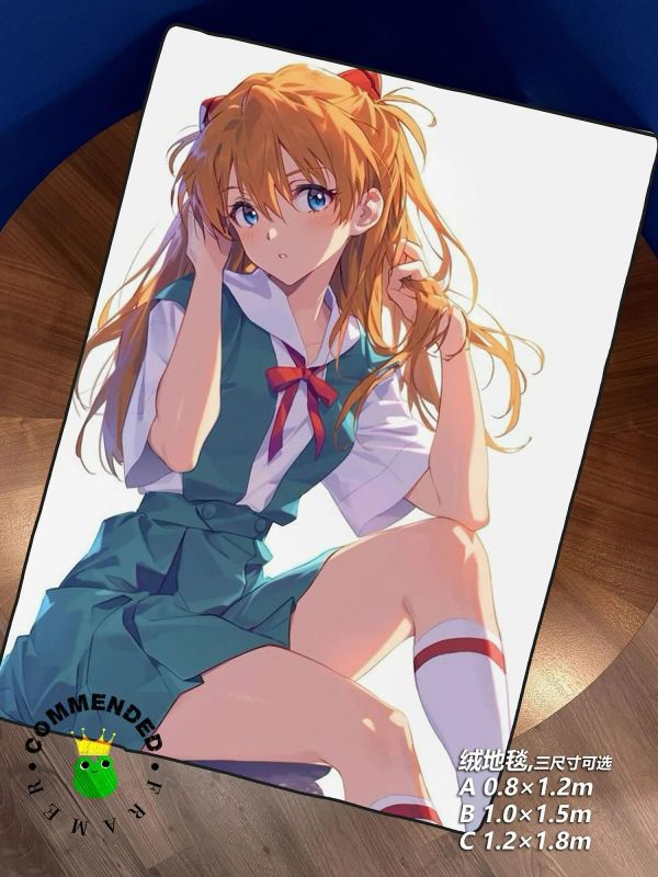 【海外代購】皇呱 《校服時刻明日香》 校服時刻明日香同人周邊裝飾畫 午睡毯 地毯 