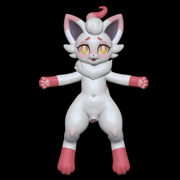 【R18-預定】靈魔 黑狐玩偶 白狐玩偶 