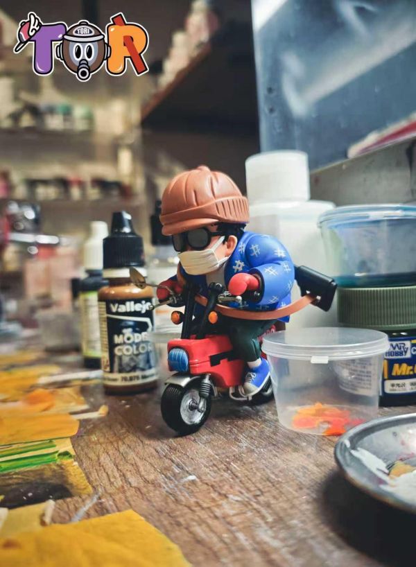 【海外代購】TOR WCF鳥山明系列006 騎車鳥山明 