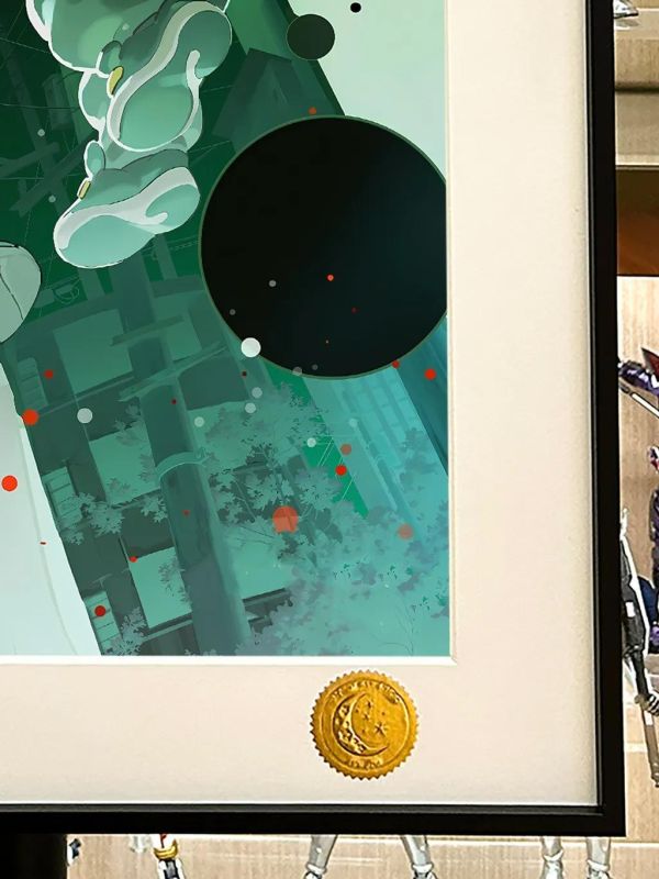 【海外代購】星空 《羅小黑》羅小黑戰記無限國漫諦聽裝飾畫 