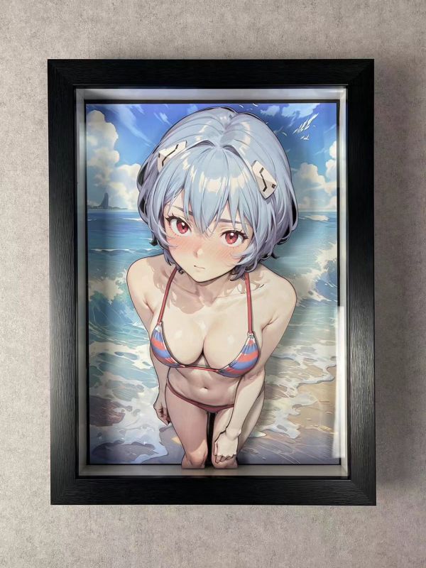 【海外代購】泥棒貓 DSMG-049 EVA 綾波麗 立體裝飾畫 