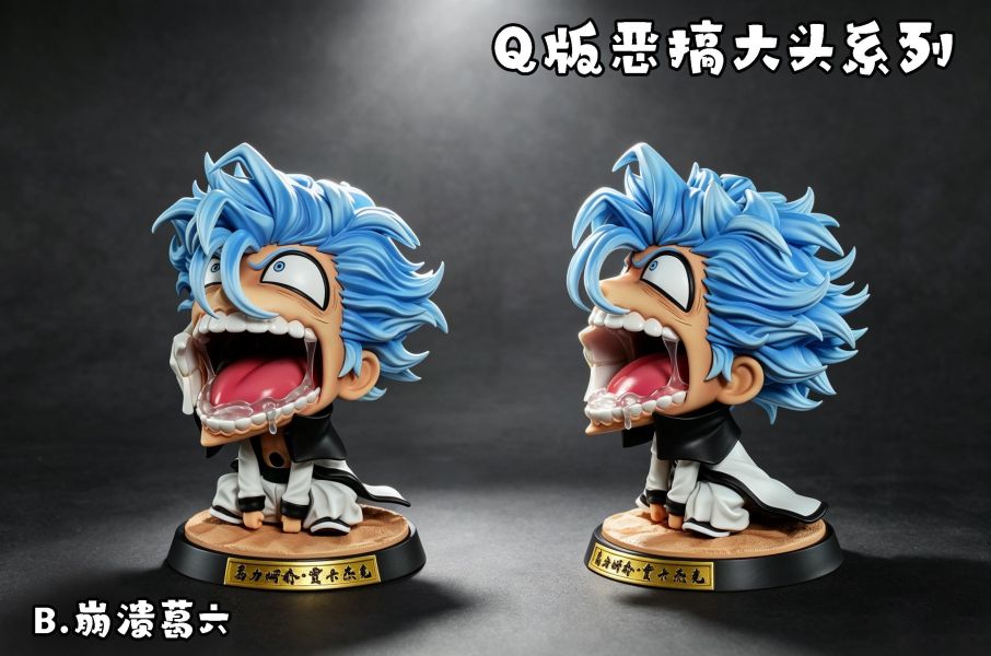 【預定】HXHENG 惡搞大頭系列 暴怒藍染 & 崩潰葛六 & 無措小烏 