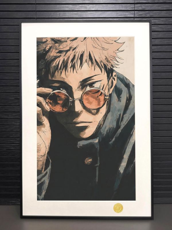 【海外代購】H2 《港風虎杖》咒術回戰虎杖悠仁裝飾畫 