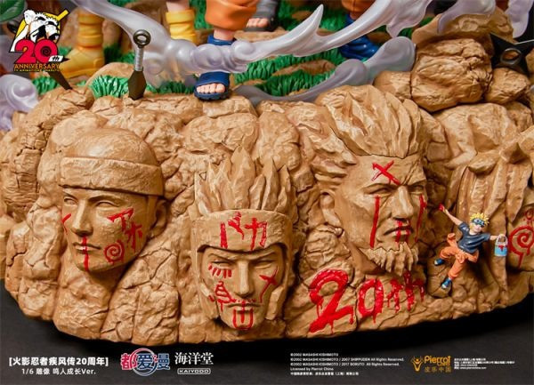 【海外代購】都愛漫X海洋堂 火影忍者疾風傳20週年1/6雕像 鳴人成長Ver. 