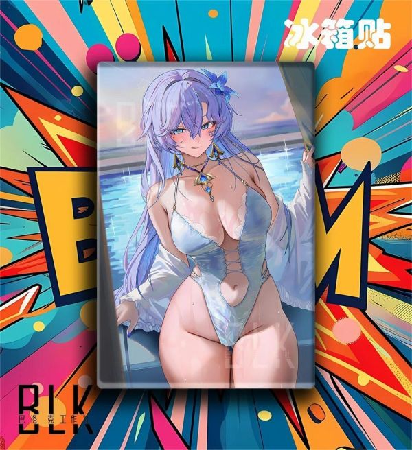 【海外代購】巴洛克《窗臺坎特蕾拉》鳴潮裝飾畫冰箱貼 