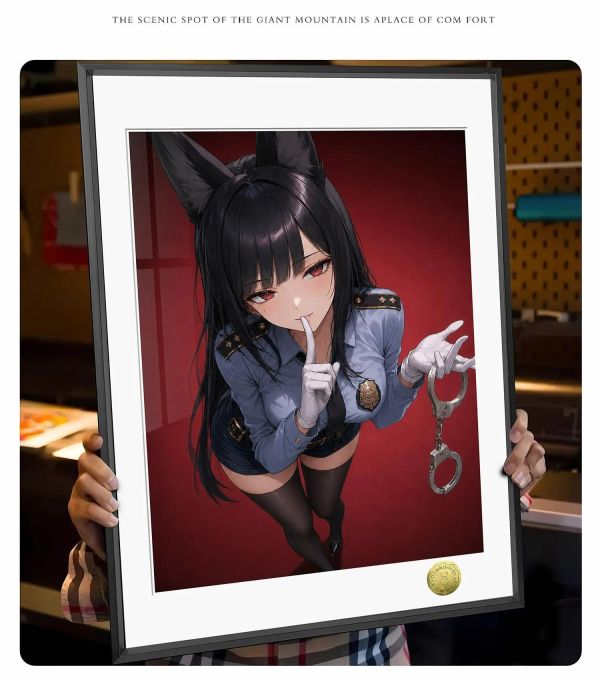 【海外代購】皇呱 《制服誘惑星見雅》絕區零裝飾畫 午睡毯 地毯 