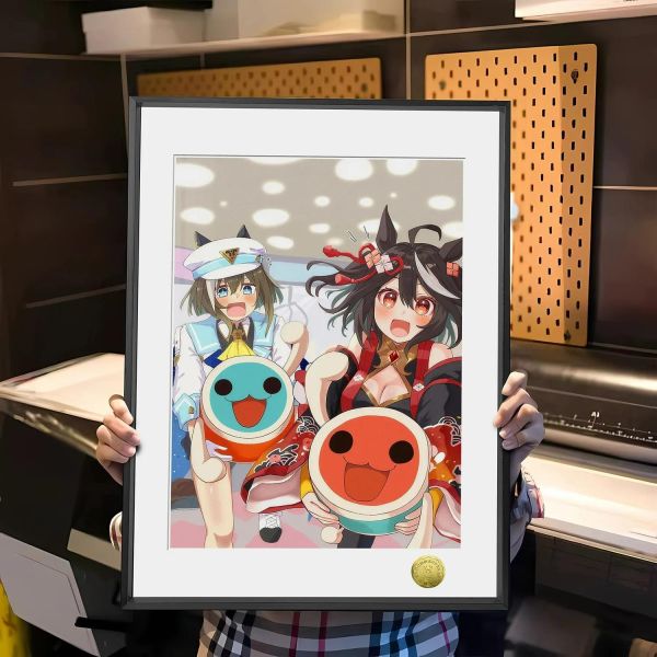 【海外代購】皇呱 《太鼓達人賽馬娘》北部玄駒高尚駿逸裝飾畫 午睡毯 地毯 