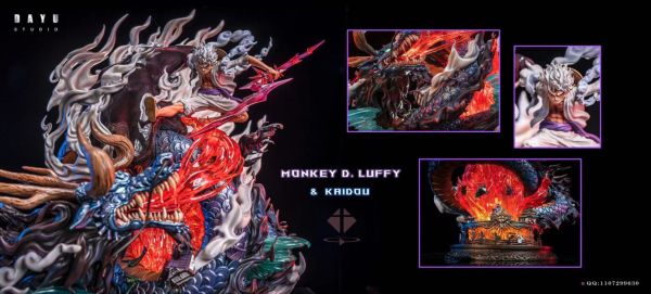 【台灣現貨】DAYU 尼卡路飛vs百獸凱多 Monkey D. Luffy 橘紅凱多 S+大比例 