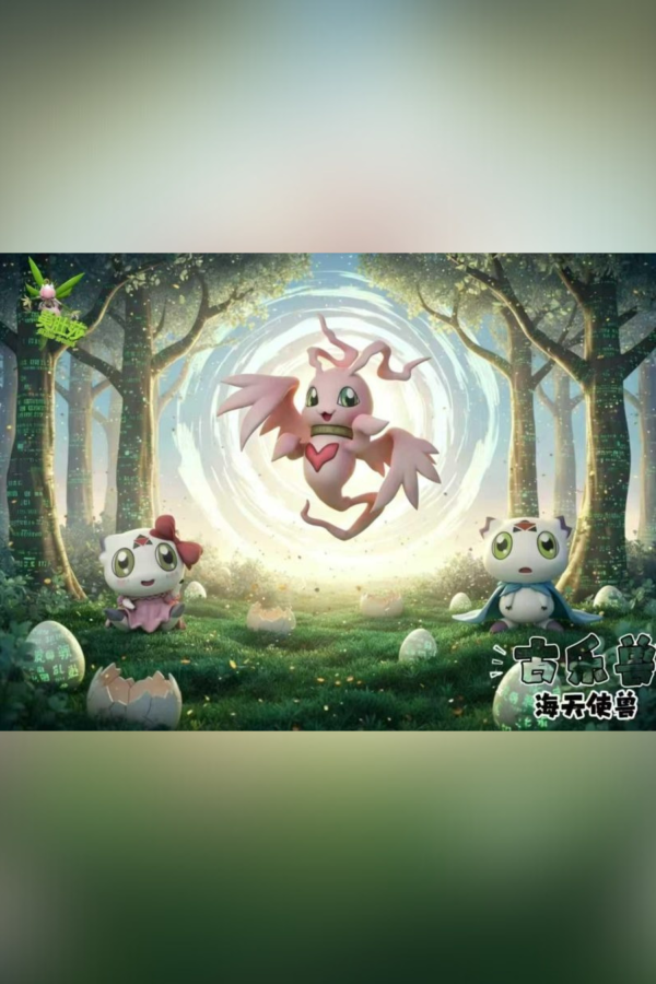 【預定】美肚莎 數碼寶貝 古樂獸海天使套裝 