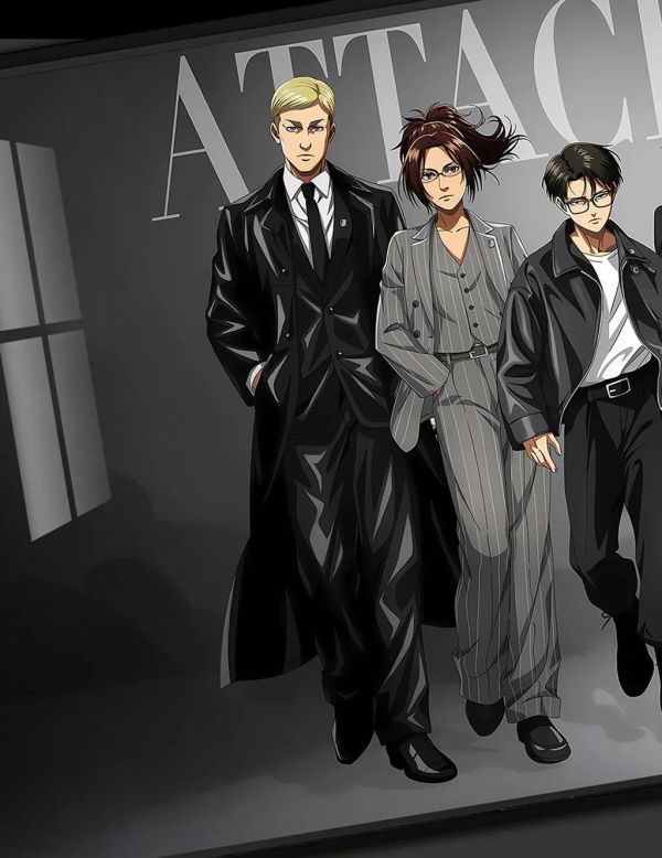 【海外代購】千鳥社 《最後的調查兵團》進擊的巨人地毯鼠標墊裝飾畫 