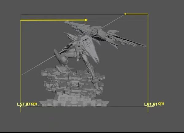 【預定】Evisuu ZGMF-X09A 狼神 搭配場景典藏小雕像 