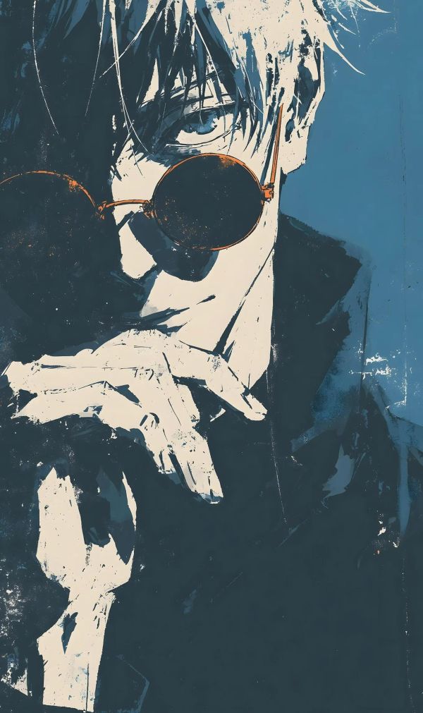 【海外代購】H2 《港風五條悟》咒術回戰虎杖悠仁兩面宿儺裝飾畫 