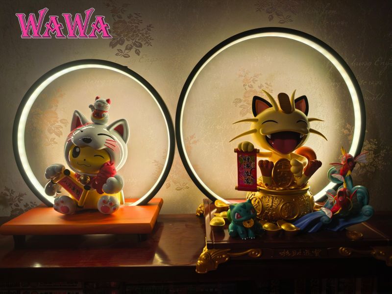 【預定】Wawa 皮卡丘變裝招財貓 