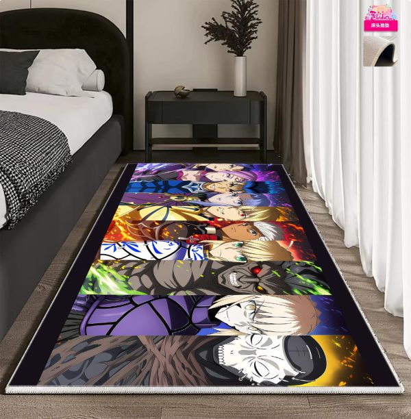 【海外代購】阿喵畫社 Fate英靈團 主題裝飾氛圍感發光燈帶裝飾畫 發光滑鼠墊 床頭地墊 