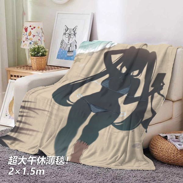 【海外代購】千鳥社 《初音影子》初音未來miku公主殿下午睡毯地毯裝飾畫 