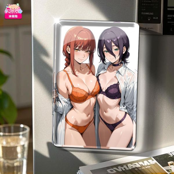 【海外代購】阿喵畫社 蕾塞與瑪奇瑪全景裸眼3D 8k主題超清全景裝飾畫 午睡毛毯 冰箱貼 