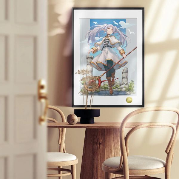 【海外代購】皇呱《精靈大魔法使》葬送的芙莉蓮裝飾畫 午睡毯 地毯 