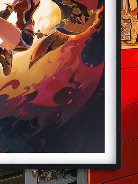 【海外代購】巴洛克 《安燃》Anran無漾鬥陣先鋒ow暴雪動漫裝飾冰箱貼 