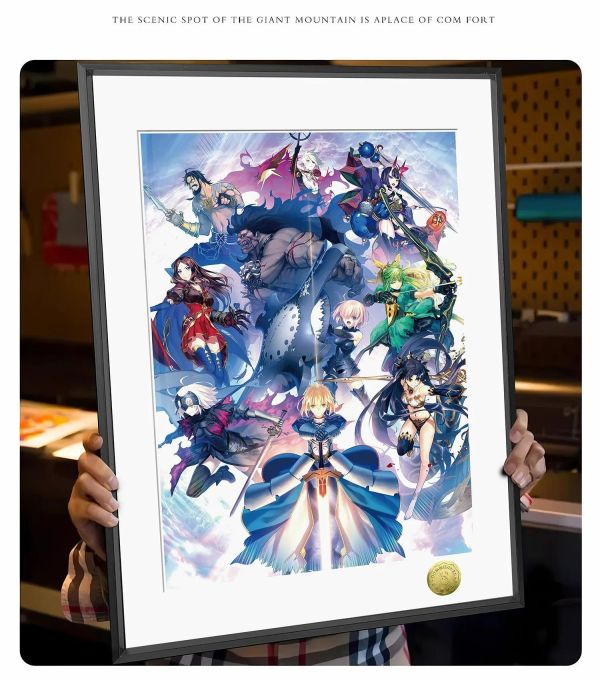 【海外代購】皇呱 《fate命運之夜》裝飾畫 午睡毯 地毯 