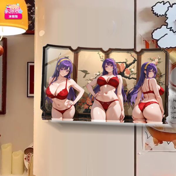 【海外代購】阿喵畫社 動畫冰箱貼第七十三彈 屏風系列高透壓克力磁吸冰箱貼 