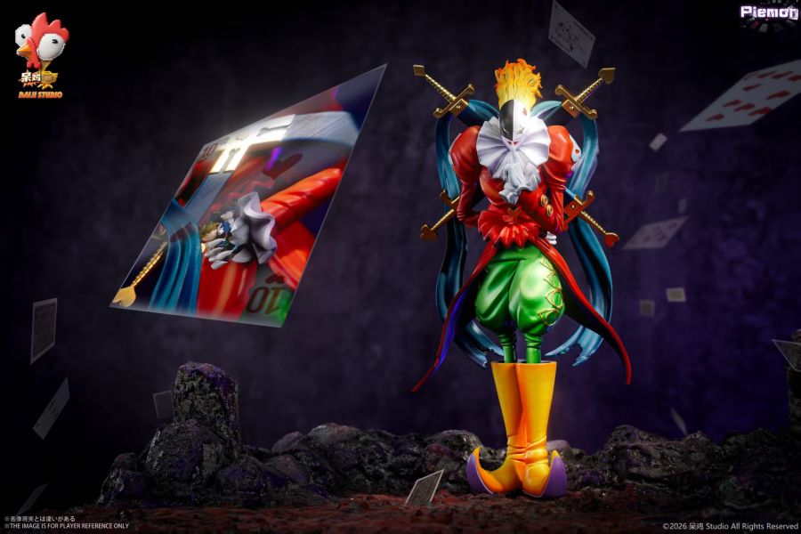 【預定】呆雞社 DAIJI 數碼寶貝01黑暗四天王共鳴系列小丑皇（站姿） 