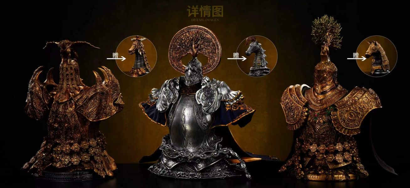 【預定】SWORD WING Elden Ring大樹守衛/龍裝大樹守衛/聖樹騎士羅蕾塔胸像 