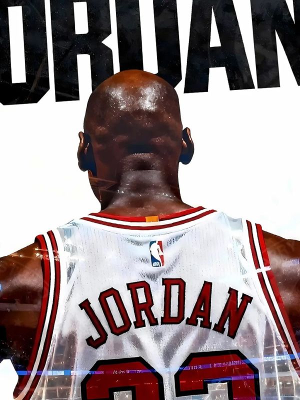 【海外代購】星空 《喬丹背影》NBA邁克爾·喬丹芝加哥公牛隊裝飾畫 