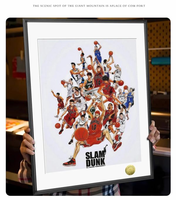 【海外代購】皇呱《熱血籃球 第二彈》灌籃高手裝飾畫 午睡毯 地毯 