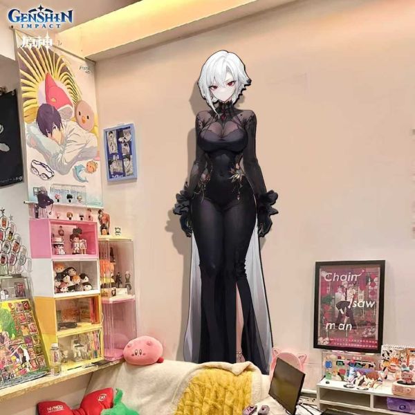 【海外代購】阿喵畫社 1比1復刻原神 晚會 僕人發光燈帶裝飾畫 