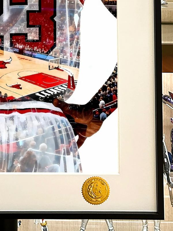 【海外代購】星空 《喬丹背影》NBA邁克爾·喬丹芝加哥公牛隊裝飾畫 