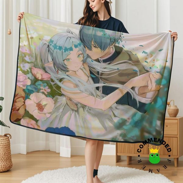 【海外代購】皇呱 《花間永伴》葬送的芙莉蓮裝飾畫 午睡毯 地毯 