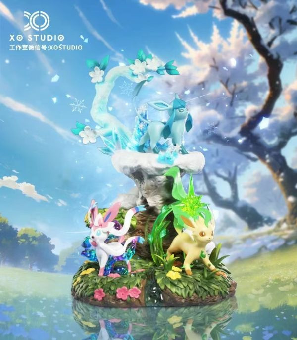 【海外代購】Xo Studio 伊布家族1/20比例圖鑑 第三彈 仙冰草 