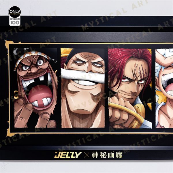 【海外代購】【130*49CM】神秘畫廊 原畫師Jelly 四皇 裝飾畫 