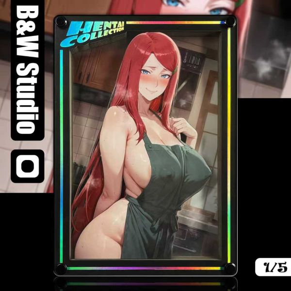 【海外代購】黑白畫映 B&W AI Creator 系列桌面裝飾卡磚 第七彈 漩渦玖辛奈 Uzumaki Kushina 