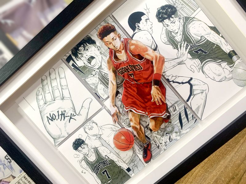 【海外代購】神秘畫廊 3D紙藝立體畫 灌籃高手 五虎將 