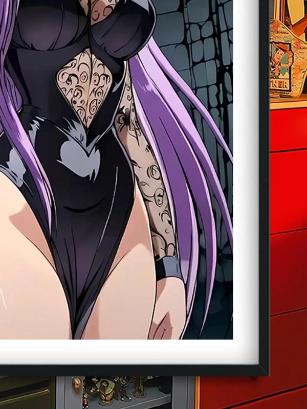 【海外代購】巴洛克《黑裙雅典娜》黃金聖鬥士星矢裝飾畫冰箱貼 