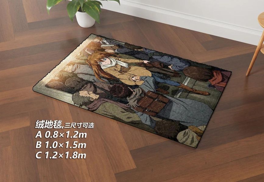 【海外代購】千鳥社《EVA-RETAKE 車站》新世紀福音戰士午睡毯地毯裝飾畫 